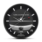 Aviation Classic Silent Non Ticking Wall Clock Aircraft Cockpit Style Face Wall