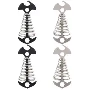 4 PCS Fishbone Floor Nail Hook Tent Peg Storage Tool Inflatable
