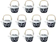Set of 10, Polka Dot No. 8 Earthenware Pot, 6.1 x 4.9 inches (15.5 x 12.5 cm), 1400cc | Arita Ware Pottery Setomonohonpo