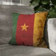 CUSHION COVER PILLOW CASE|CAMEROON COUNTRY FLAG 27