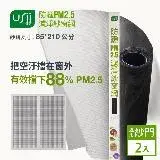 在飛比找遠傳friDay購物優惠-Usii 防霾PM2.5濾淨紗窗網2入組(門用)-85x21