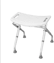 FFSPIIO Shower Stool, Aluminum Shower Chair Elderly Non-Slip Shower Stool Bathroom Mat Maternity Disability Chair Folding Bath Chair Shower Chair
