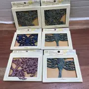 FIGI Patio Screen Savers Lot Of 6 New In Package Butterflies, Frogs, Flower