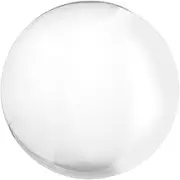 ULTECHNOVO Transparent White Crystal Ball Photography Prop Feng Shui Sphere for Meditation Juggling Home Office Decoration for Creative Photography Collectibles