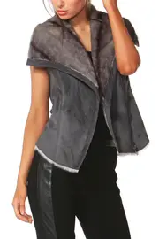 Elvira Fur Vest--FA-6221