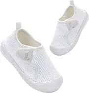 [LELBNLZ] Toddler Shoes,Non-Slip Toddler Sneakers, Lightweight Baby Walking Shoes,Baby First Steps Shoes,Baby Girl Shoes, Baby Boy Shoes, Soft Sole Learning to Walk Shoes,Hook&Loop Baby Shoes 6 9 12 24 Months