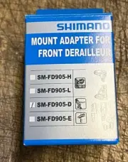 SHIMANO SM-FD905-D FRONT DERAILLEUR MOUNT ADAPTER FOR M9070/50 -BRAND NEW