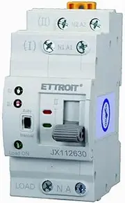 Ixtrima Transfer Switch Automatic/Manual ATS, 2P 63A 230V Single Phase Modular DIN Switch for Ups, Photovoltaic, Electrics