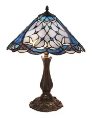 [G&G Bros] Talia Blue Table Lamp Blue