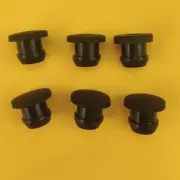 Silicone Shockproof Plug Button Rubber Stopper 10.5mm - 30mm Transparent/Black