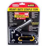 Heavy Duty Staple Gun Stapler Free 500 Staples Fastener Tool Kit Tacker