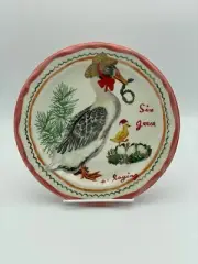 NEW Anthropologie Nathalie Lete 12 Days of Christmas Plate 6 Geese SHIPS FREE!