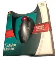 Logitech Trackman Marble Trackball Mouse 910-000806 BNIB