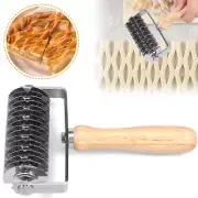 Baking Mold Lattice Roller Pastry Cutter Stainless Steel Pastry Bakery Tool⇍