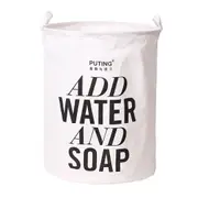 Foldable Waterproof Linen Washing Clothes Laundry Storage Baskets Bag Hamper Bin Sorter