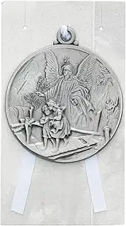 1 X McVan Inc. Guardian Angel Crib Medal 2-3/4" Overall Leng