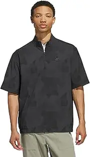 [adidas] Men's Go-to DWR Short Sleeve Half-Zip Pullover