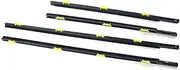 Jodriva Window Door Seals 4PCS Car Outer Door Window Rubber Weatherstrip, for CR-V 2002 2003 2004 2005 2006 Waterproof Pressure Sealing Strip Car Accessories Car Door Weather Strip