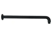 Astra Walker Icon Wall Mounted Shower Arm for Rain Shower Head. Matt Black 424mm