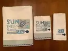 Avanti Laguna Beach Set Of 6 Towels Coastal 2 Bath 2 Hand 2 Fingertip Beach NEW