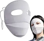 [YRTUOP] Sun Protection Masque, Washable Breathable Face Mask UV Protection Face Cover Sport Mask For Sports, Hiking, Outdoor, Cycling, Traveling, 24x22cm