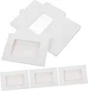 SHINEOFI 30pcs Photo Frame Picture Frame Window Envelopes DIY Cardboard Craft Frames Photo Frames