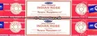 "Indian Rose” 2 Packets Nag Champa Satya Shrinivas Sai Baba Incense Sticks 2x15g