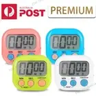 Kitchen Timer Sport Alarm Large LCD Digital Display Screen Magnetic COUNT Down