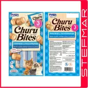 6 x INABA Cat Churu Bites 3Pack 30g Chicken Scallop