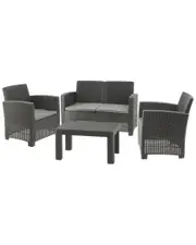 National Tree Company Galloway Collection 4pc All-Weather Conversation Set