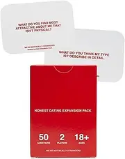 We're Not Really Strangers Card Game – Honest Dating Expansion Pack (50 Cards & Wildcards) – Deep Conversations & Connection-Building Game for Couples