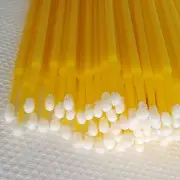 Dental Microbrush Applicators Tips Yellow 400 applicators Micro Brush Cleaning