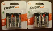 4 Count Energizer Max C Alkaline Batteries (2 PC x 2)