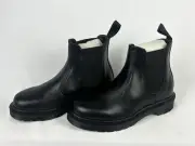 Dr. Martens 2976 Smooth Leather Black Mono Boot Women Size 7 UK 5