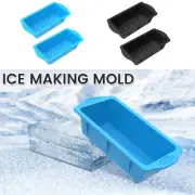 2Pcs Ice Cube Mold Silicone Ice Cube Maker Non Slip Bottom Ice Cube TrayIce Mold