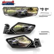 For 2024 Polaris RZR XP 1000/4 1000 UTV Rear Side & Center View Convex Mirrors