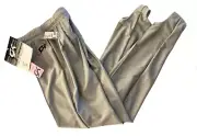 GK MENS SLIM X-SMALL GYMNASTICS COMPETITION N/S WHITE STIRRUP POMMEL PANTS XS