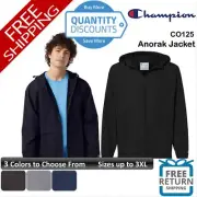 Champion Men Anorak Jacket Wind-and Water-resistant Coat Up To 3XL Co125