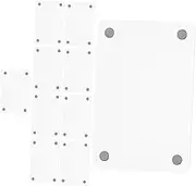 CORHAD Acrylic Fridge Photo Frames 12 Mini Picture Frames Double-sided Picture Pocket for Kitchen Office
