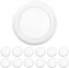 12 Pack 5/6Â€ LED Disk Lights Flush Mount Ceiling Light Fixture Recessed 4000K C
