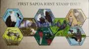 N1718- NAMIBIA 2004 SAPOA JOINT - UCCELLI - BIRDS FULL SHEET 8 STAMPS MNH