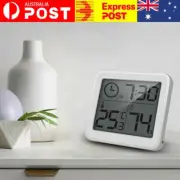 Digital Thermometer Humidity Meter Room Temperature Indoor LCD Hygrometer Clocks