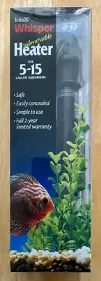 Tetra Whisper Submersible Heater For 5-15 Gallon Aquariums