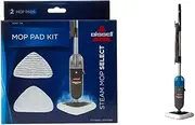Bissell 3961 Steam Mop Select Replacement pad 2 Pack & Steam Mop Select, 23V8F,Gray