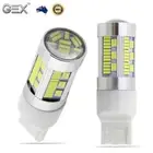 Gex T20 Super Bright W21W 7440 105 Reverse White LED Light Bulbs 2pc No Error