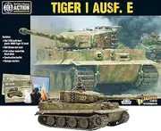 Bolt Action Tiger I AUSF E Heavy Tank 1:56 WWII Military Wargaming Plastic Model Kit