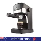 Compact Coffee Machine Espresso Maker Milk Frother 15 Bar Double Cup Cappuccino