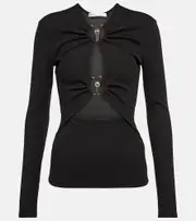 [Christopher Esber] Christopher Esber Orbit jersey top AU 12 black