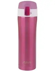 [Oasis] Stainless Steel Flip-Top 450ml Vacuum Flask in Blush