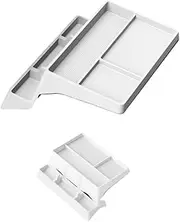 ATATQY Compatible for Tesla Cybertruck 2024-2025 Car Dashboard Storage Box Instrument Panel Organizer Storage Tray Auto Interior Accessories 1pc(White)